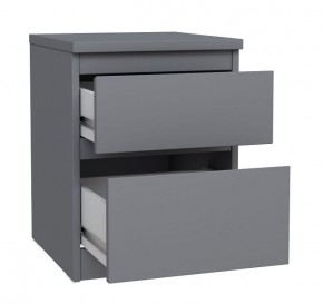 2.03.03.050.4 КАСТОР тумба 2 ящика RU серая в Глазове - glazov.ok-mebel.com | фото 2
