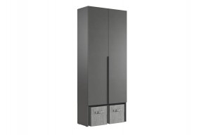 БАСКО Прихожая К10 (графит) в Глазове - glazov.ok-mebel.com | фото 4