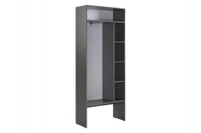 БАСКО Прихожая К10 (графит) в Глазове - glazov.ok-mebel.com | фото 7