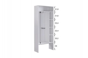 БАСКО Прихожая К7 (кашемир) в Глазове - glazov.ok-mebel.com | фото 6