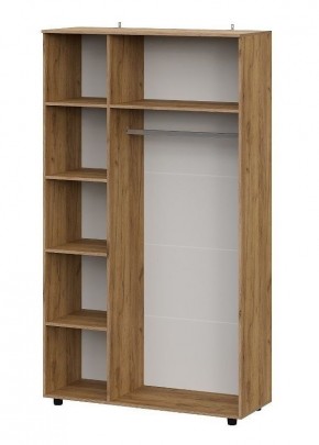 БАЙКАЛ Шкаф трехстворчатый (Графит/Дуб золотой) в Глазове - glazov.ok-mebel.com | фото 2