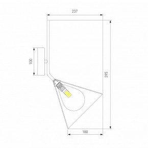 Бра Eurosvet Enigma 70161/1 черный в Глазове - glazov.ok-mebel.com | фото 6