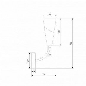 Бра Eurosvet Rhyton 60167/1 латунь в Глазове - glazov.ok-mebel.com | фото 5