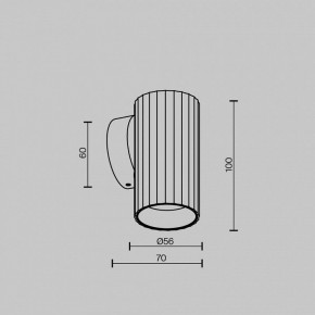 Бра Maytoni Calipso C106WL-01-GU10-B в Глазове - glazov.ok-mebel.com | фото 6