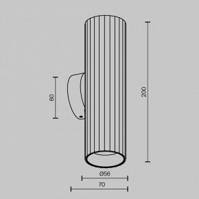 Бра Maytoni Calipso C106WL-02-GU10-B в Глазове - glazov.ok-mebel.com | фото 6