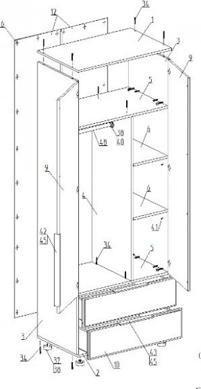 Детская "Лео" (модульная) в Глазове - glazov.ok-mebel.com | фото 12