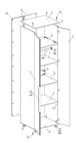 Детская "Лео" (модульная) в Глазове - glazov.ok-mebel.com | фото 9