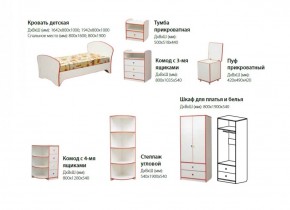 Набор мебели для детской Юниор-10 (с кроватью 800*1600) ЛДСП в Глазове - glazov.ok-mebel.com | фото 2