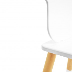 Детский комплект стол и два стула «Звезда» Rolti Baby (белый/береза, массив березы/мдф) в Глазове - glazov.ok-mebel.com | фото 2