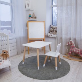 Детский комплект стол и стул «Мишка» Rolti Baby (белый/береза, массив березы/мдф) в Глазове - glazov.ok-mebel.com | фото 4