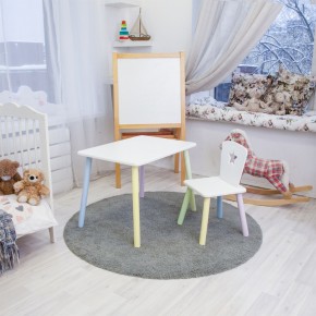 Детский комплект стол и стул «Звезда» Rolti Baby (белый/цветной, массив березы/мдф) в Глазове - glazov.ok-mebel.com | фото 2