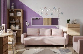 Диван-кровать Тулисия светло-розовый, ткань рогожка в Глазове - glazov.ok-mebel.com | фото