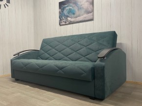 Диван Престиж-16 (НПБ+МДФ) велюр Sensey bottle green в Глазове - glazov.ok-mebel.com | фото 4