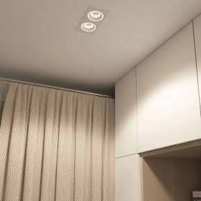 DK2062-WH Встраиваемый светильник, IP 20, до 15 Вт, GU10, LED, белый, алюминий в Глазове - glazov.ok-mebel.com | фото 4