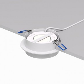 DK2090-WH Встраиваемый светильник FLAT, IP 20, до 15 Вт, GX53, LED, белый, алюминий в Глазове - glazov.ok-mebel.com | фото 3