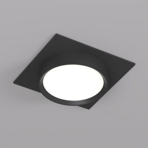 DK2091-BK Встраиваемый светильник FLAT, IP 20, до 15 Вт, GX53, LED, черный, алюминий в Глазове - glazov.ok-mebel.com | фото