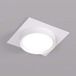 DK2091-WH Встраиваемый светильник FLAT, IP 20, до 15 Вт, GX53, LED, белый, алюминий в Глазове - glazov.ok-mebel.com | фото