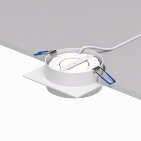 DK2091-WH Встраиваемый светильник FLAT, IP 20, до 15 Вт, GX53, LED, белый, алюминий в Глазове - glazov.ok-mebel.com | фото 4