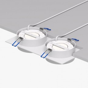 DK2092-WH Встраиваемый светильник FLAT, IP 20, до 15 Вт, GX53, LED, белый, алюминий в Глазове - glazov.ok-mebel.com | фото 4