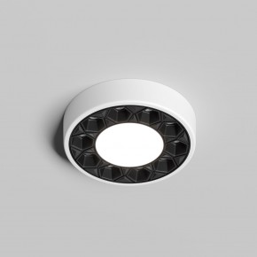 DK2440-WB Встраиваемый светильник DUAL 5+5 Вт, LED 4000K, IP 20, d90mm, белый/черный, алюминий/акрил в Глазове - glazov.ok-mebel.com | фото 2