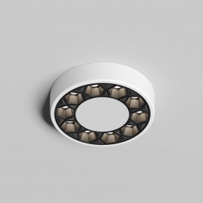 DK2440-WB Встраиваемый светильник DUAL 5+5 Вт, LED 4000K, IP 20, d90mm, белый/черный, алюминий/акрил в Глазове - glazov.ok-mebel.com | фото 3