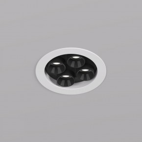 DK2510-WB Встраиваемый светильник SPACE со светодиодом d65 220V 8W 38° 4000К IP20 белый/черный алюминий в Глазове - glazov.ok-mebel.com | фото