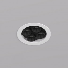 DK2510-WB Встраиваемый светильник SPACE со светодиодом d65 220V 8W 38° 4000К IP20 белый/черный алюминий в Глазове - glazov.ok-mebel.com | фото 2