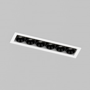 DK2514-WB Встраиваемый светильник SPACE со светодиодом L126mm 220V 10W 38° 4000К IP20 белый/черный алюминий в Глазове - glazov.ok-mebel.com | фото 2