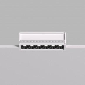 DK2531-WB Встраиваемый светильник SPACE со светодиодом под шпатлевку L126mm 220V 10W 38° 4000К IP20 белый/черный алюминий в Глазове - glazov.ok-mebel.com | фото 3