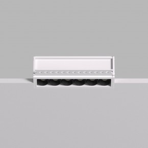 DK2531-WB Встраиваемый светильник SPACE со светодиодом под шпатлевку L126mm 220V 10W 38° 4000К IP20 белый/черный алюминий в Глазове - glazov.ok-mebel.com | фото 4