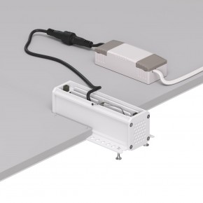 DK2531-WB Встраиваемый светильник SPACE со светодиодом под шпатлевку L126mm 220V 10W 38° 4000К IP20 белый/черный алюминий в Глазове - glazov.ok-mebel.com | фото 5