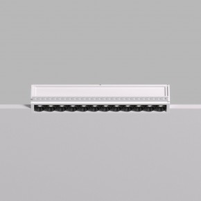 DK2532-WB Встраиваемый светильник SPACE со светодиодом под шпатлевку L240mm 220V 20W 38° 4000К IP20 белый/черный алюминий в Глазове - glazov.ok-mebel.com | фото 3