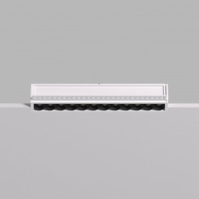 DK2532-WB Встраиваемый светильник SPACE со светодиодом под шпатлевку L240mm 220V 20W 38° 4000К IP20 белый/черный алюминий в Глазове - glazov.ok-mebel.com | фото 4