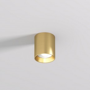 DK2610-SB Накладной светильник SHINE TUBE со светодиодом, D70*H80, IP20, 3000К, 10W, RA?90, сатинированная латунь, алюминий в Глазове - glazov.ok-mebel.com | фото