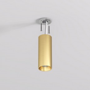 DK2615-SB Накладной светильник SHINE TUBE со светодиодом, D45*H115, IP20, 3000К, 7W, RA?90, сатинированная латунь, алюминий в Глазове - glazov.ok-mebel.com | фото 3