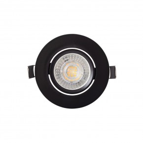 DK3020-BK Встраиваемый светильник, IP 20, 10 Вт, GU5.3, LED, черный, пластик в Глазове - glazov.ok-mebel.com | фото
