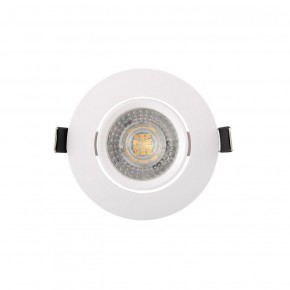 DK3020-WH Встраиваемый светильник, IP 20, 10 Вт, GU5.3, LED, белый, пластик в Глазове - glazov.ok-mebel.com | фото