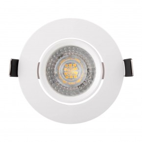 DK3020-WH Встраиваемый светильник, IP 20, 10 Вт, GU5.3, LED, белый, пластик в Глазове - glazov.ok-mebel.com | фото