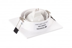 DK3021-WH Встраиваемый светильник, IP 20, 10 Вт, GU5.3, LED, белый, пластик в Глазове - glazov.ok-mebel.com | фото 4