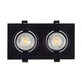 DK3022-BK Встраиваемый светильник, IP 20, 10 Вт, GU5.3, LED, черный, пластик в Глазове - glazov.ok-mebel.com | фото 2