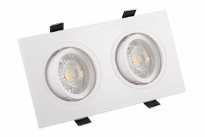 DK3022-WH Встраиваемый светильник, IP 20, 10 Вт, GU5.3, LED, белый, пластик в Глазове - glazov.ok-mebel.com | фото