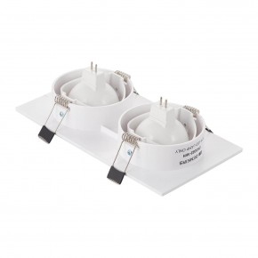 DK3022-WH Встраиваемый светильник, IP 20, 10 Вт, GU5.3, LED, белый, пластик в Глазове - glazov.ok-mebel.com | фото 3