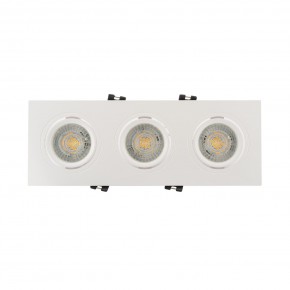 DK3023-WH Встраиваемый светильник, IP 20, 10 Вт, GU5.3, LED, белый, пластик в Глазове - glazov.ok-mebel.com | фото