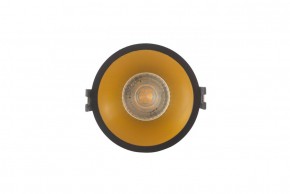 DK3026-BG Встраиваемый светильник, IP 20, 10 Вт, GU5.3, LED, черный/золотой, пластик в Глазове - glazov.ok-mebel.com | фото 1