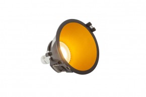 DK3026-BG Встраиваемый светильник, IP 20, 10 Вт, GU5.3, LED, черный/золотой, пластик в Глазове - glazov.ok-mebel.com | фото 3