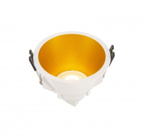 DK3026-WG Встраиваемый светильник, IP 20, 10 Вт, GU5.3, LED, белый/золотой, пластик в Глазове - glazov.ok-mebel.com | фото 4