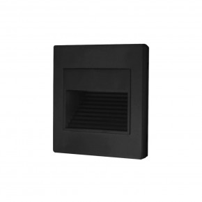 DK3050-BK Светильник встраиваемый в стену, IP 20, LED 3000, 1 Вт, черный пластик в Глазове - glazov.ok-mebel.com | фото