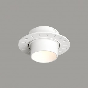 DK3056-WH Встраиваемый светильник под шпатлевку, IP20, до 15 Вт, LED, GU5,3, белый, пластик в Глазове - glazov.ok-mebel.com | фото