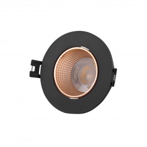 DK3061-BBR Встраиваемый светильник, IP 20, 10 Вт, GU5.3, LED, черный/бронзовый, пластик в Глазове - glazov.ok-mebel.com | фото