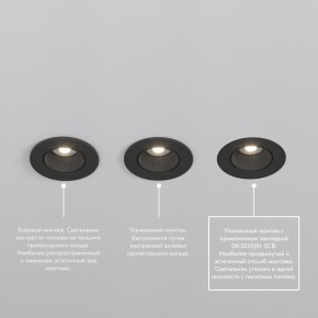 DK3061-BBR Встраиваемый светильник, IP 20, 10 Вт, GU5.3, LED, черный/бронзовый, пластик в Глазове - glazov.ok-mebel.com | фото 4